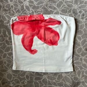 NWOT Flower tube top